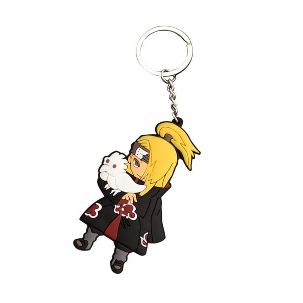 Anime Naruto Uchiha Sasuke Keychain Acrylic Key Ring Gift cute